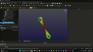 FreeCAD  MBDyn  Calculix simple pendulum [upl. by Enuahs]