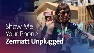 Zermatt Unplugged Besucherinnen teilen ihre Hintergrundbilder – Show Me Your Phone [upl. by Akinehs335]