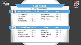 ECB Friendly  Eastbourne College U15 v Hurstpierpoint College U15 [upl. by Muncey]