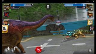 Jurassic World The Game  Player Duel Battle 600  PTERODACTYLUS [upl. by Ainotna]