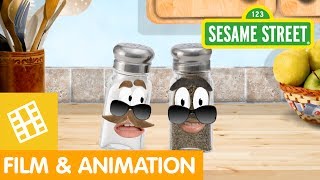 Sesame Street Number 5 Safari The Adventures of Salty amp Pierre [upl. by Haraz]