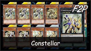 CONSTELLAR  F2PP2W Deck Analysis amp Testing YuGiOh Duel Links [upl. by Gusba769]