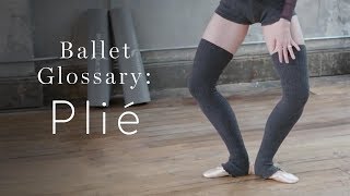 Ballet Glossary Plie [upl. by Atwood558]