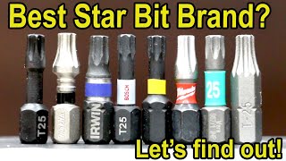 Best Star Torx Bit Brand Milwaukee DeWalt Makita Ryobi Wera Wiha Irwin Bosch Bauer [upl. by Cianca]