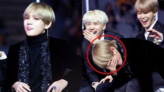 Taehyung LOL Reaction When He Got Nominated for an Award 😂 [upl. by Siduhey]