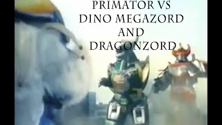 Primator Fight Reworked vs Dino Megazord [upl. by Eciuqram]