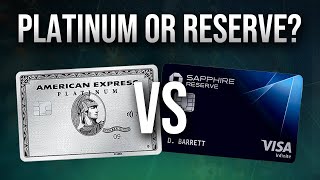 Chase Sapphire Reserve vs Amex Platinum Which Premium Credit Card is Better for you [upl. by Alenson212]