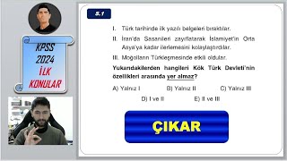 18 KPSS Tarih İlk Konular Genel Tekrar  KPSS Tarih 2024  KPSS LisansÖnlisansOrtaöğretim [upl. by Adnek]