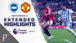 Brighton v Manchester United  PREMIER LEAGUE HIGHLIGHTS  8242024  NBC Sports [upl. by Anigar605]