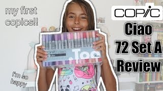 My COPICS Finally Came  Copic Ciao 72 Set A Review [upl. by Illib]