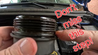 Chevrolet Sonic oil change with suction pump The best and easiest way 14 liter turbo engine [upl. by Ingvar882]