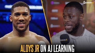 quotIve learned A LOT from Anthony Joshuaquot Aloys Junior hails AJ influence amp jibes at Tommy Fletcher [upl. by Elamor]