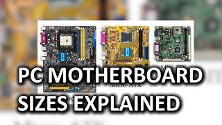 PC Motherboard Sizes as Fast As Possible [upl. by Adnol40]