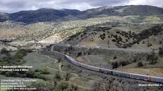 Tehachapi Live Train Cam At West Cable [upl. by Archie]