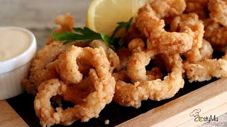 Deep Fried Calamari  Calamar Croustillant  Crispy Calamari  Calmar [upl. by Germaine444]