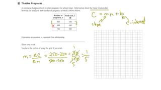 EQAO Grade 9 Academic Math 2016 Question 11 Solution [upl. by Kolva345]