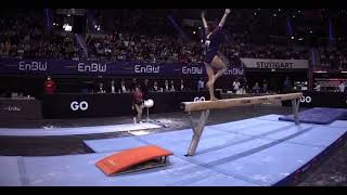 Lana Pondart FRA  Beam  DTB Pokal 2024 [upl. by Ardnaek]