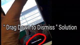 Drag Down to Dismiss in MI Phone How to Solve it [upl. by Akital]