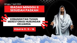 Ibadah Live Streaming Hari Minggu 7 April 2024 GPIB PNIEL Singaraja [upl. by Aisitel]