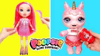 Unboxing Magical Poopsie Surprise  Poopsie Rainbow Surprise And Pinky Llama With Glitter Slime [upl. by Rodama206]