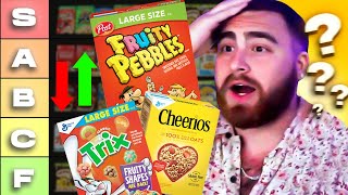 Ranking EVERY Cereal Tier List [upl. by Anaxor]