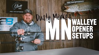 Dusty Minkes MN Fishing Opener Setups  Elliott Fishing Rods [upl. by Atinar]