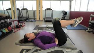 Ball Knee Crunches  Professional Workout Tips [upl. by Yadroc]