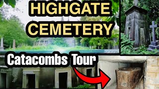 Exploring Highgate Cemetery Catacombs Tour [upl. by Oinimreh]