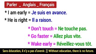 300 Anglais Phrases  Short Phrases In English to French🔥🔥🔥 [upl. by Ordnael]