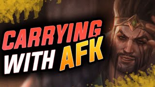 BEST DRAVEN SHOWS HOW TO CARRY WITH AFK ON YOUR TEAM [upl. by Nyltiac]