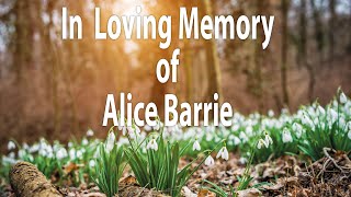 020323 Service of Thanksgiving for the life of Alice Barrie [upl. by Tessa]