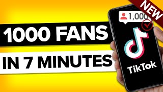 How To Get 1000 TikTok Followers in 8 Minutes THE EASY WAY [upl. by Mills]