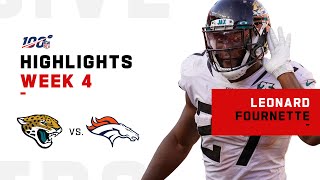 Leonard Fournette Devastates Broncos w 245 Total Yds  NFL 2019 Highlights [upl. by Elfie487]