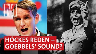 Was Höcke und Goebbels verbindet [upl. by Johnsson]