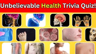 The Ultimate Health Quiz Revealed general knowledge Quiz  Health Quiz [upl. by Adiol]