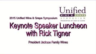 Rick Tigner  Keynote Luncheon Speaker  2015 Unified Symposium [upl. by Eilema48]