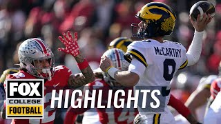 No 3 Michigan vs No 2 Ohio State Highlights  CFB on FOX [upl. by Madalyn]