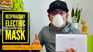 PM 25 RESPIRATOR ELECTRIC MASK N95 MASK  Unboxing Vlog 2020 [upl. by Ecnatsnok]