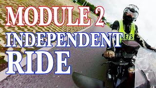 Independent ride  Motorcycle Module 2 training [upl. by Stoddard]