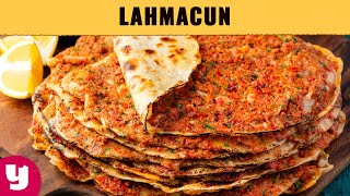 Evde Çıtır Lahmacun Tarifi  Lahmacun İçi Püf Noktalarıyla Müthiş Lezzet [upl. by Circosta]