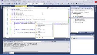 Simple Logging with log4net and ASPNET in VS 2017 [upl. by Idolem171]