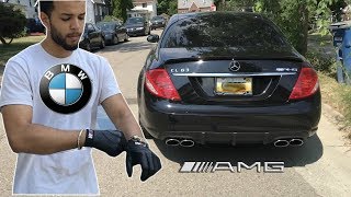 Crazy BMW Driver Drives A Mercedes AMG [upl. by Rexford506]