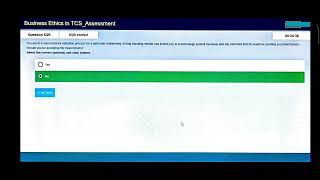 46816 tcs course answers  Business Ethics in TCS iEvolve  Latest Question amp Answers 46816 tcs [upl. by Ssur]