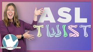 ASL Fingerspelling amp Numbers Twist  Sign Language For Beginners [upl. by Assirahc446]