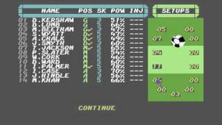 C64 Game  1st Division Manager [upl. by Sneed]