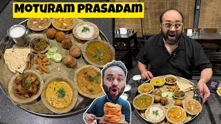 Jodhpuri Thaali amp Dal Baath Charm At Moturam Prasadam Jaipur [upl. by Yrram]