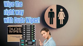 DUDE Wipes Review Extra Large Flushable amp Travel Friendly – For Men’s Hygiene [upl. by Orlena]