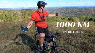 1000 KM RODADO COM MINHA CALOI ELITE FS VALE A PENA COMPRAR [upl. by Vincelette]