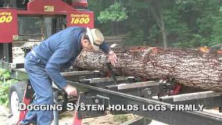 TimberKing Portable Sawmill Model 1600 Owner Floyd Colburn [upl. by Pickard]