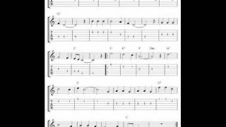 Cielito Lindo  Guitar tablature [upl. by Anazus]